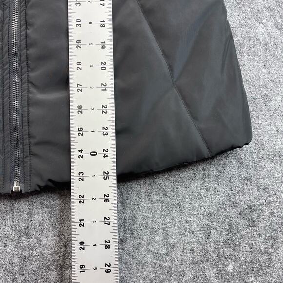 For Cynthia Women Black Vest Embroidered Full Zip Soft Vest Size L - Picture 9 of 11